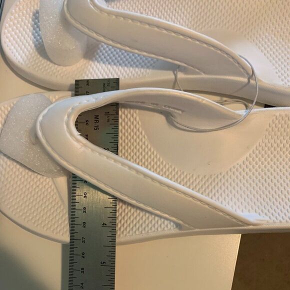 New, EVA flip flop, sz 11, summer casual, comfy, waterproof, white, like Crocs - Picture 5 of 14